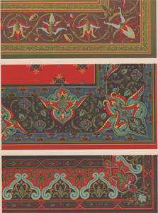 Original antique prints of design elements from 