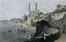 Aurungzebe's Mosque, at Benares