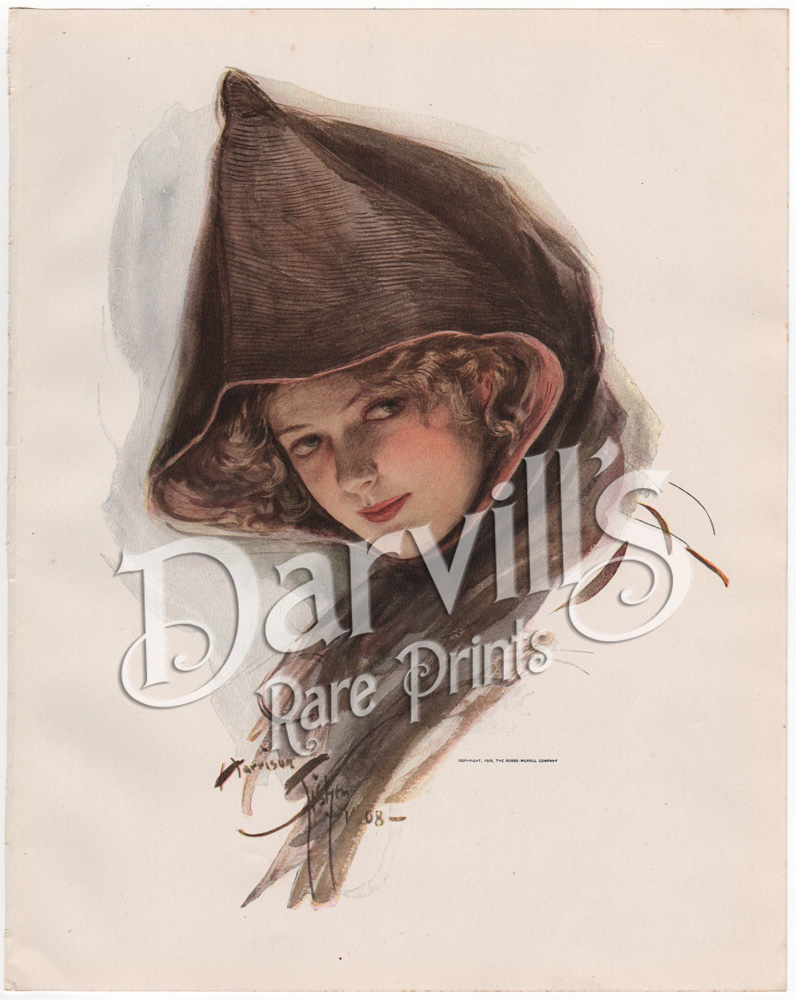 American Beauties Antique Prints By Harrison Fisher 1909