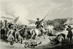 The Battle of Pultowa