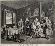 Marriage a la Mode, plate VI