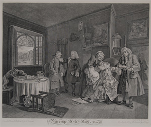 Marriage  la Mode by William Hogarth