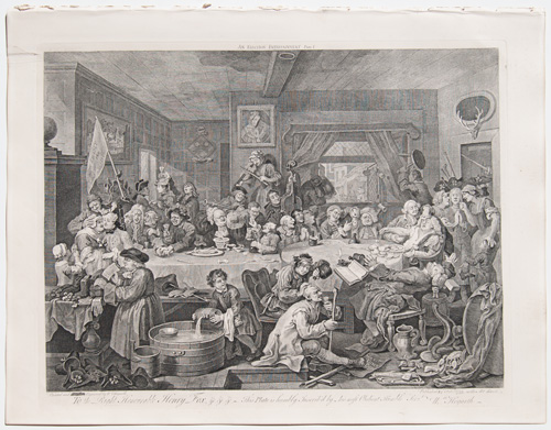 An Election Entertainment by William Hogarth