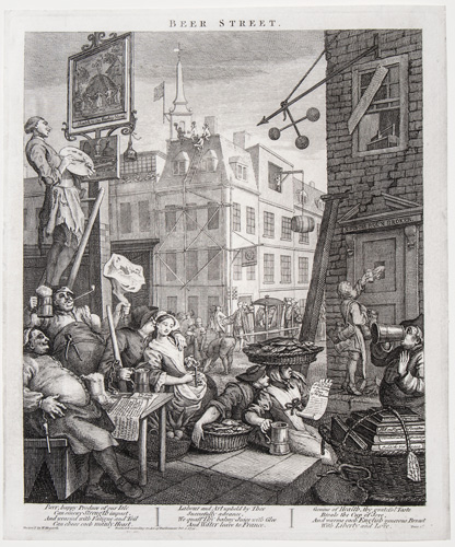 Beer Street by William Hogarth