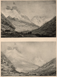 Chamonix (Two Drawings)