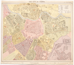 1884 map of The Austria