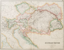 antique map of Austria