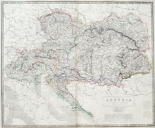 antique map of Austria