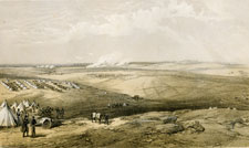 Distant view of Lord Raglan's head quarters before Sebastopol
