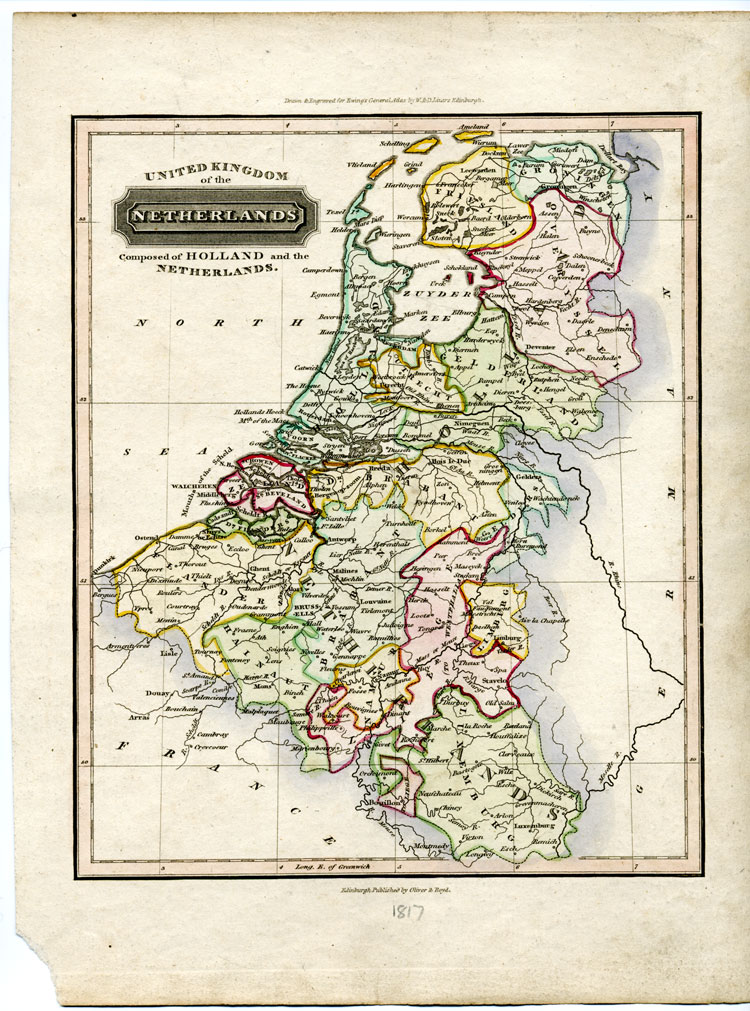United Kingdom of the Netherlands from Ewing's 1817
