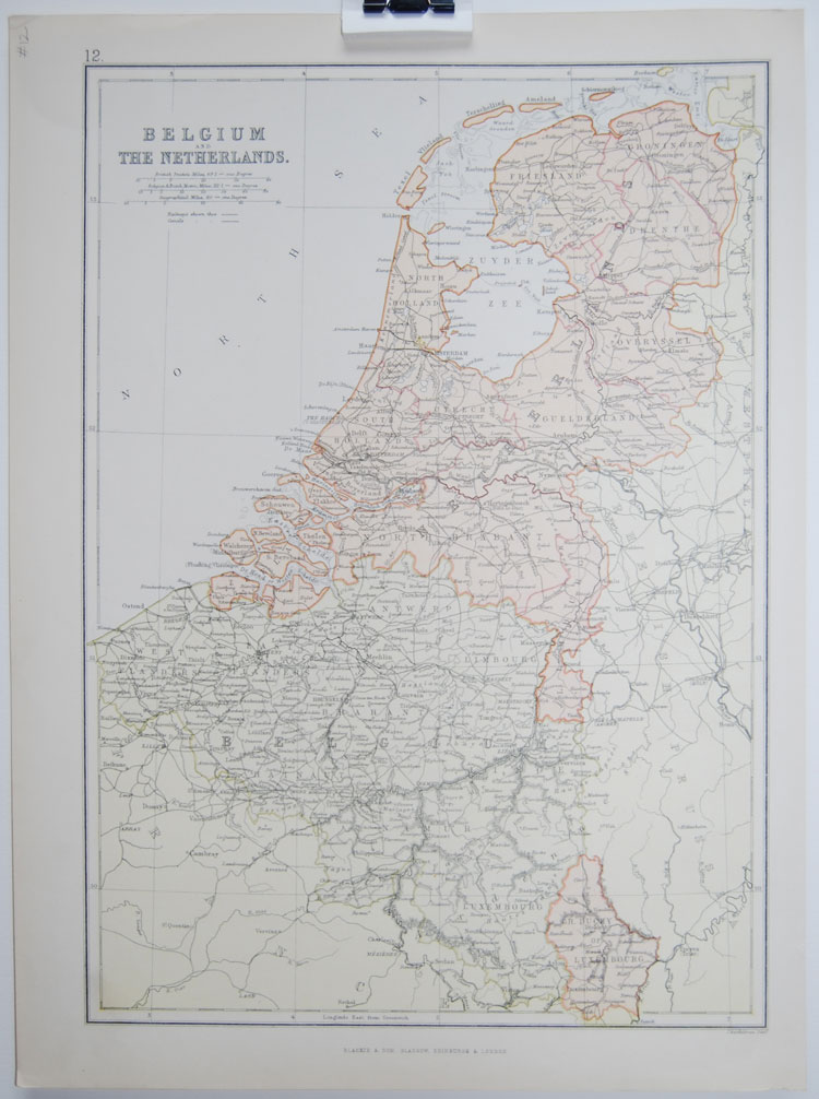 and the Netherlands by Blackie and Son 1882