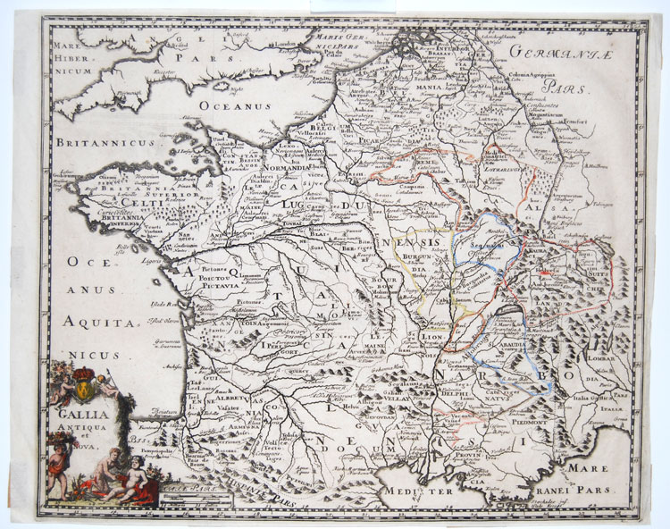 Philipp Cluver's France from 1697