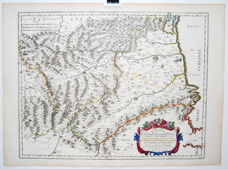 Sanson map of Sardones, etc.