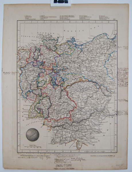 Arrowsmith's Germany 1825