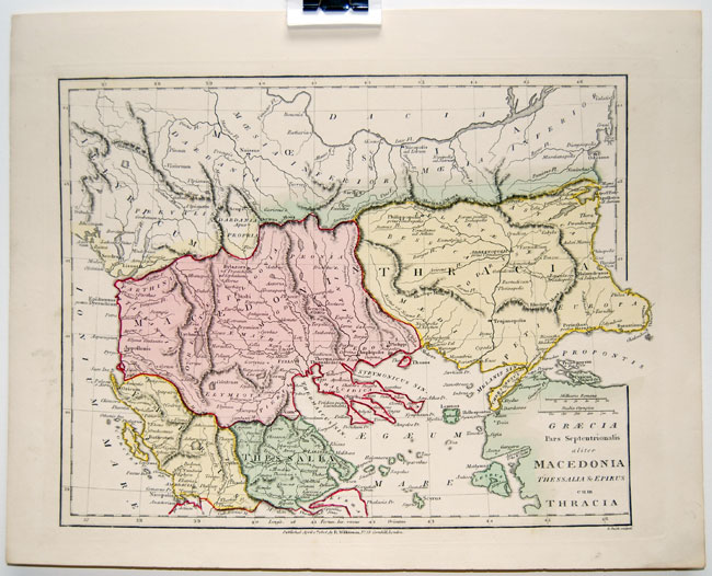 Graecia Pars Septentrionalis aliter Macedonia Thessalia & Epirus cum Thracia
