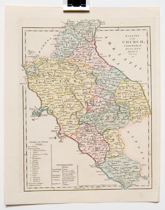 Italy map from Wilkinson (Tuscany)