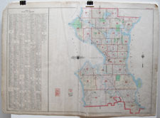 Index map to Baist's Real Estate Atlas of Seattle from 1912