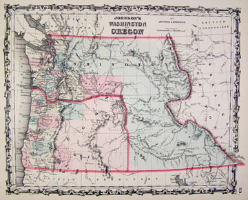 Johnson & Browning Washington Oregon 1862