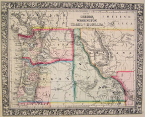 Mitchell OR, WA, ID, MT 1860