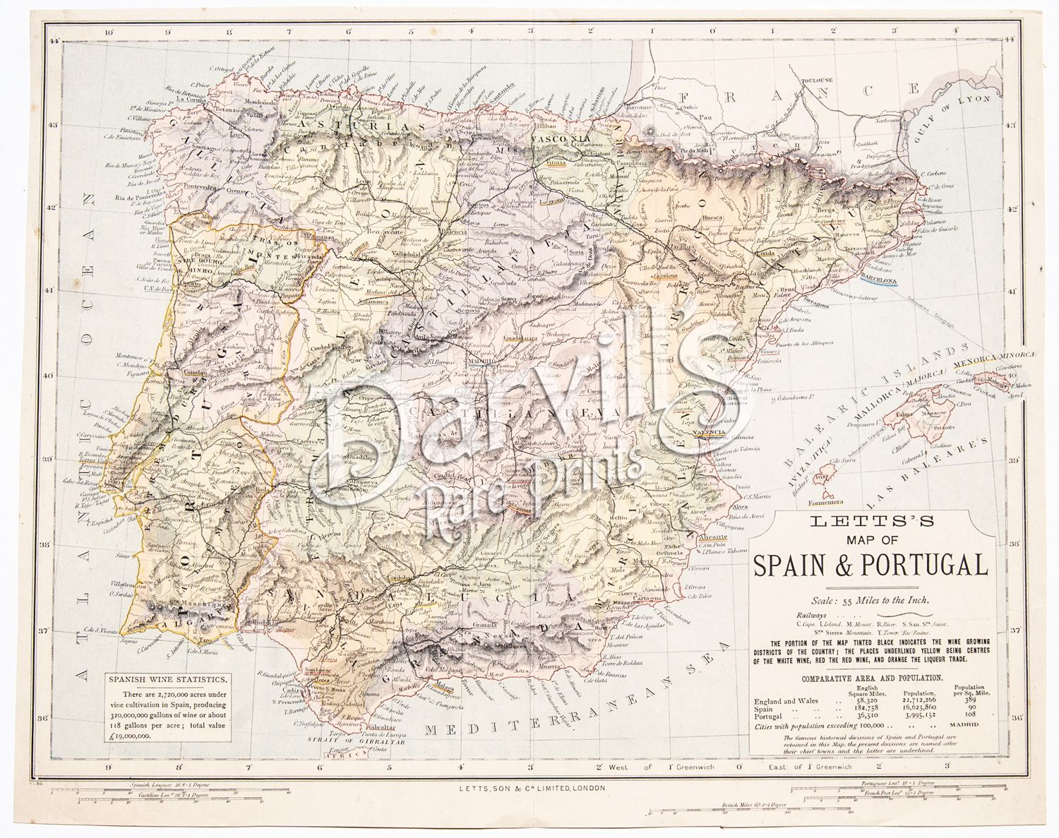 Spain and Portugal 1887
