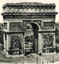 Antique photogravures of Paris France