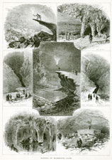 Scenes in Mammoth Cave (Kentucky)