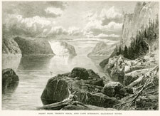 Point Noir, Trinity Rock, and Cape Eternity, Saguenay River