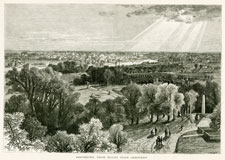 Rochester, from Mount Hope Cemetery