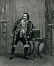 E.L. Davenport as Sir Giles Overreach