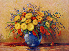 Original vintage calendar/poster prints of florals from 1910s-1940s