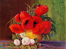 Original vintage calendar/poster prints of florals from 1910s-1940s