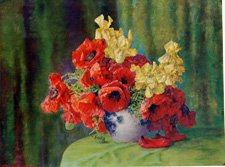 Original vintage calendar/poster prints of florals from 1910s-1940s