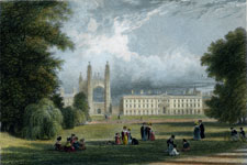 Kings College from Clare Hall Piece