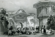 Entrance to the Divan, Constantinople