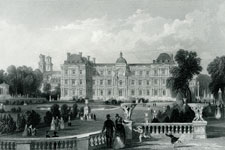 Garden - Front of the Luxembourg, Paris