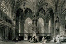 The Cathedral of Lyons, from the Chapel of St. Louis