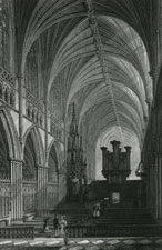 Interior of Exeter Cathedral