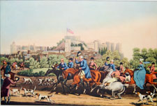 HIS MAJESTY KING GEORGE III RETURNING FROM HUNTING