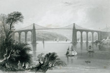 The Menai Bridge, Bangor (North Wales)