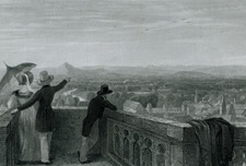 Mountains of the Ban de la Roche, from the Cathedreal of Strasbourg