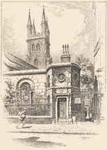 St Sepulchre's Church and Watch-house, Holborn