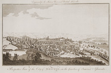 Perspective View of the City of Bristol, in the Counties of Somerset & Gloucester
