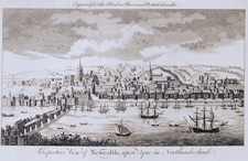 Perspective View of Newcastle, upon Tyne, in Northumberland
