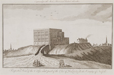 Perspective View of the Castle, and part of the City of Norwich, in the County of Norfolk