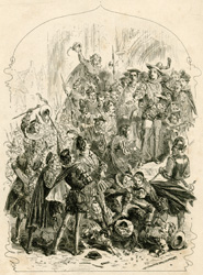 Crichton at the gate of the College of Navarre