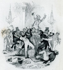 The last brawl between Sir Mulbery and his pupil