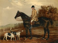 Jem Morgan Huntsman of the Berkeley Hunt