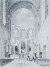 Abbey Church of the Holy Trinity, Caen-East end interior