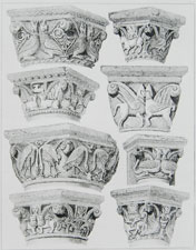 Abbey Church of the Holy Trinity, Caen-Capitals in the Choir