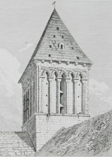 Tower of the Church of Haute Allemagne near Caen